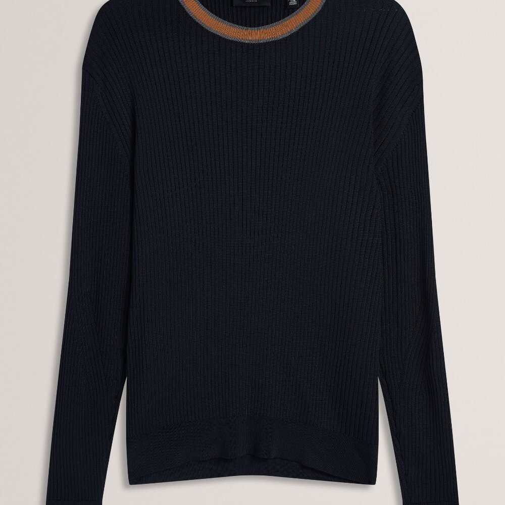 Ted Baker Nayor Men's Navy Crewneck Sweater - X-Large (5) - NWT